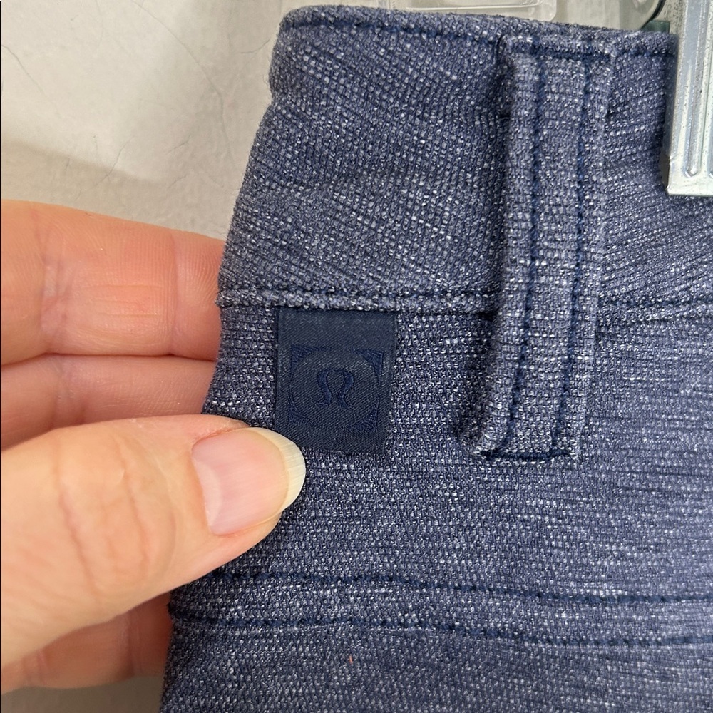 Lululemon ABC Pant Classic *Tech Canvas 34" Heathered Deep Navy Size 31 - Picture 6 of 16